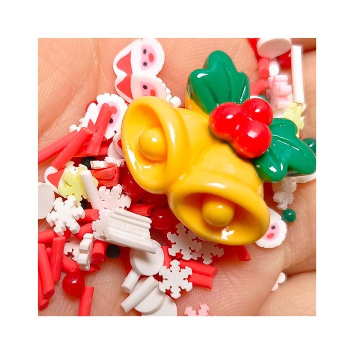 Christmas Series Slime Small Bell Charms